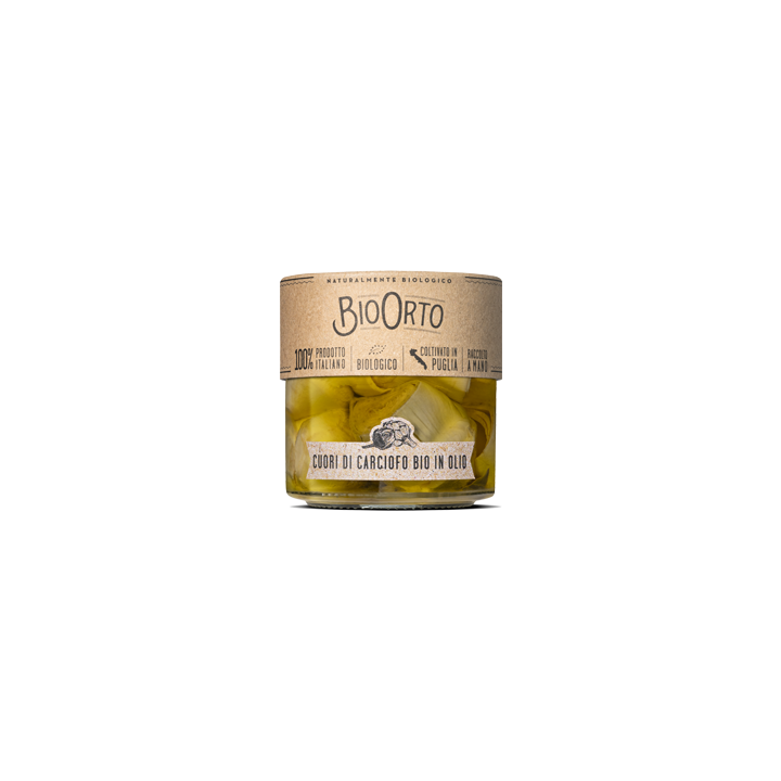 Whole Organic Artichoke Hearts in Oil