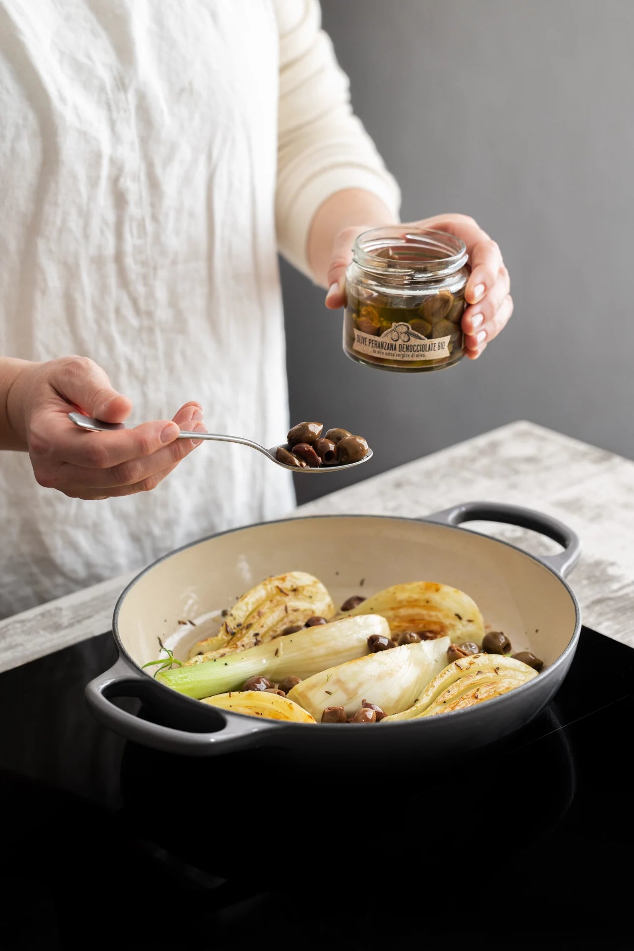 Olive Peranzana denocciolate Bio in olio EVO