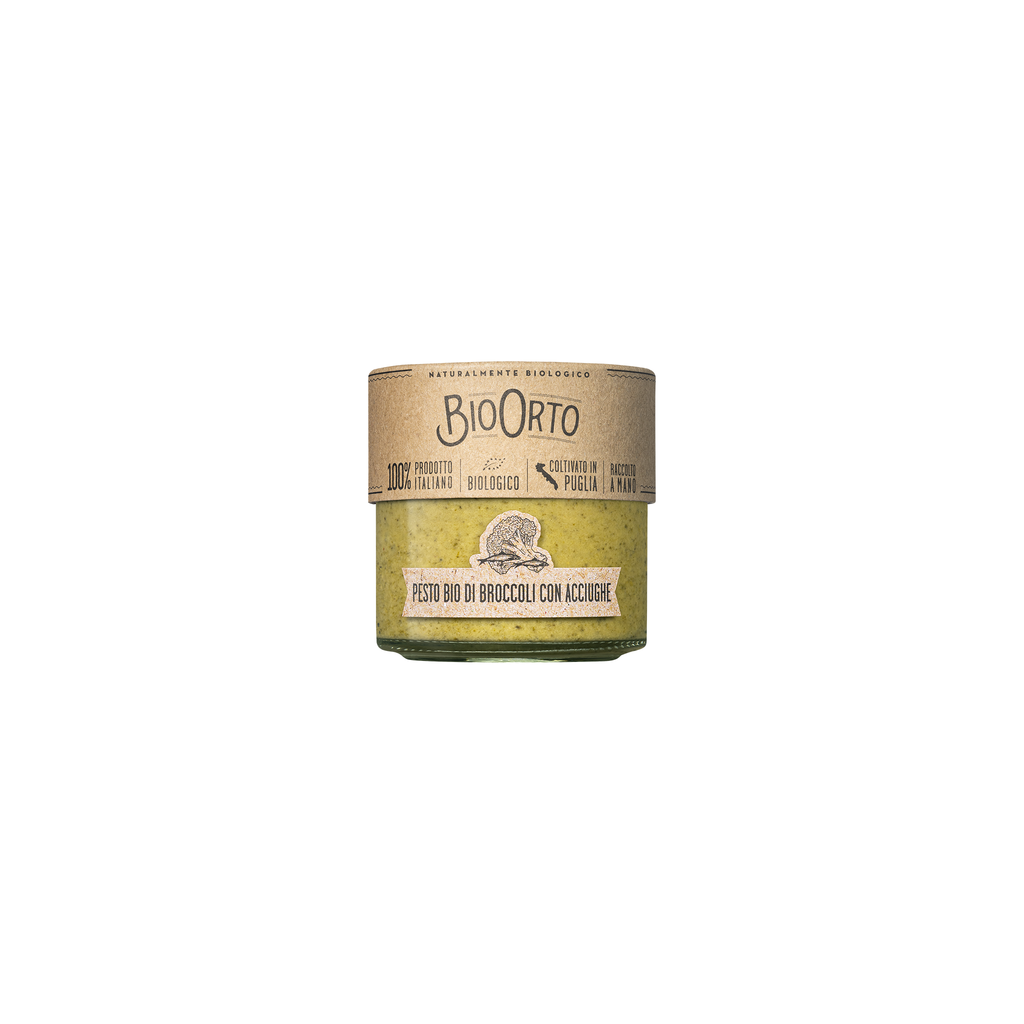 Organic Broccoli Pesto with Anchovies