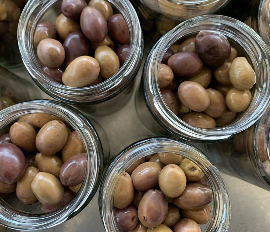 Organic Whole Peranzana Olives in Brine
