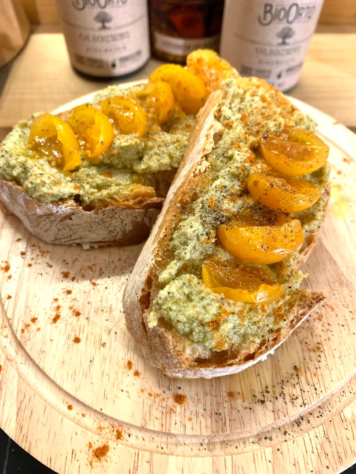 Organic Broccoli Pesto with Anchovies