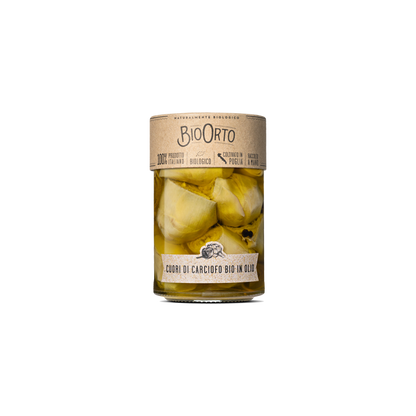 Whole Organic Artichoke Hearts in Oil
