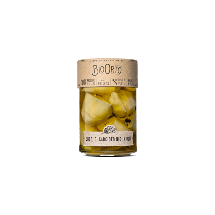 Whole Organic Artichoke Hearts in Oil