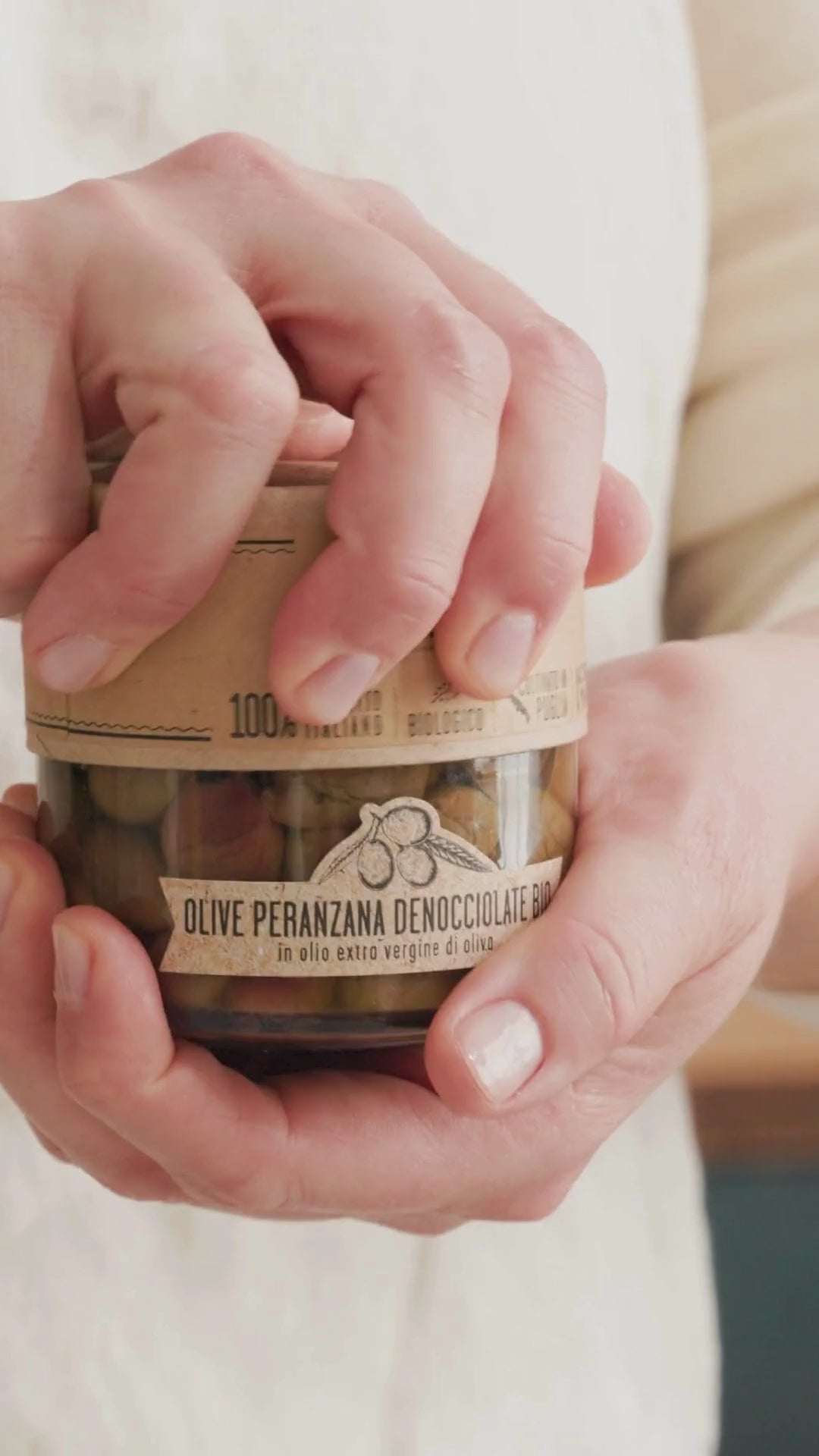 Olive Peranzana denocciolate Bio in olio EVO